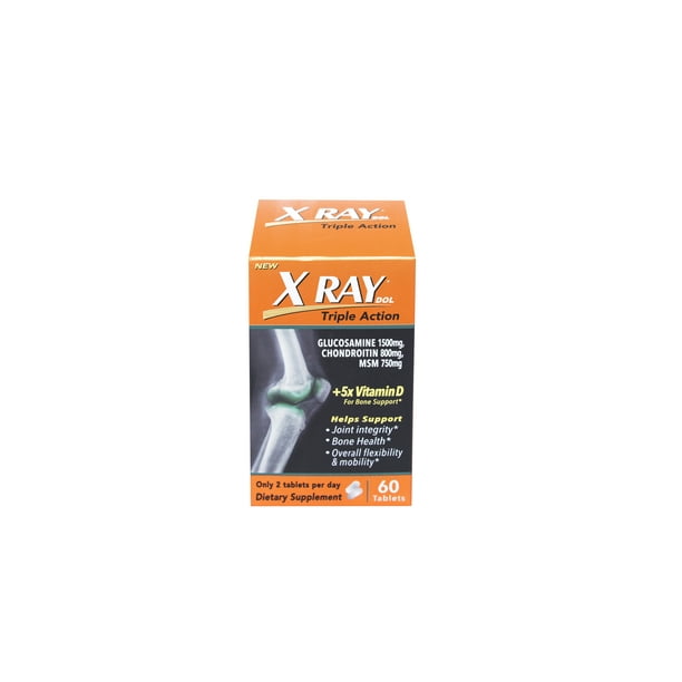 X Ray Dol Triple Action with Vitamin, Joints Strength for Seniors, 60