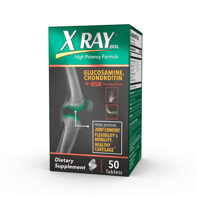 X Ray Dol Glucosamine Chondroitin + MSM OvertheCounter Joint Tablets