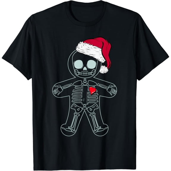 X-Ray Gingerbread Man Nurse Xray Tech T-Shirt