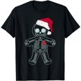 thumbnail image 1 of X-Ray Gingerbread Man Skeleton Christmas Nurse Xray Tech T-Shirt, 1 of 3