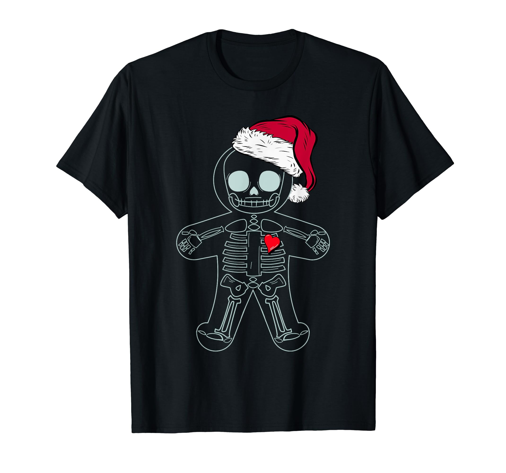 XRay Gingerbread Man Skeleton Christmas Nurse Xray Tech TShirt