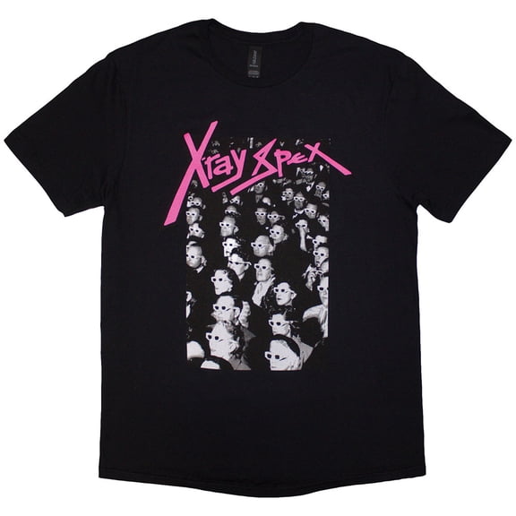 X-Ray Spex Unisex T-Shirt 3D Cinema (Black) (X-Large)