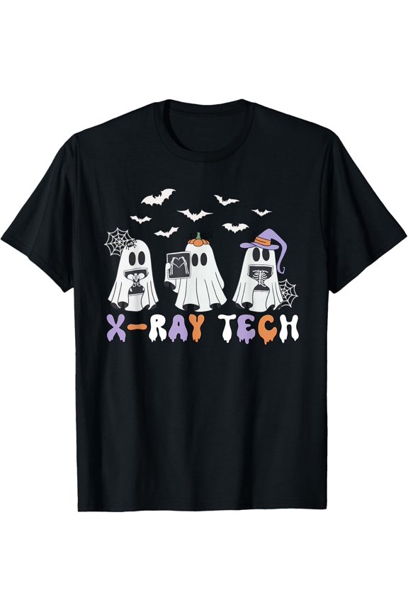 X Ray Tech Boo Sheet Ghost T Shirt Size S-5XL