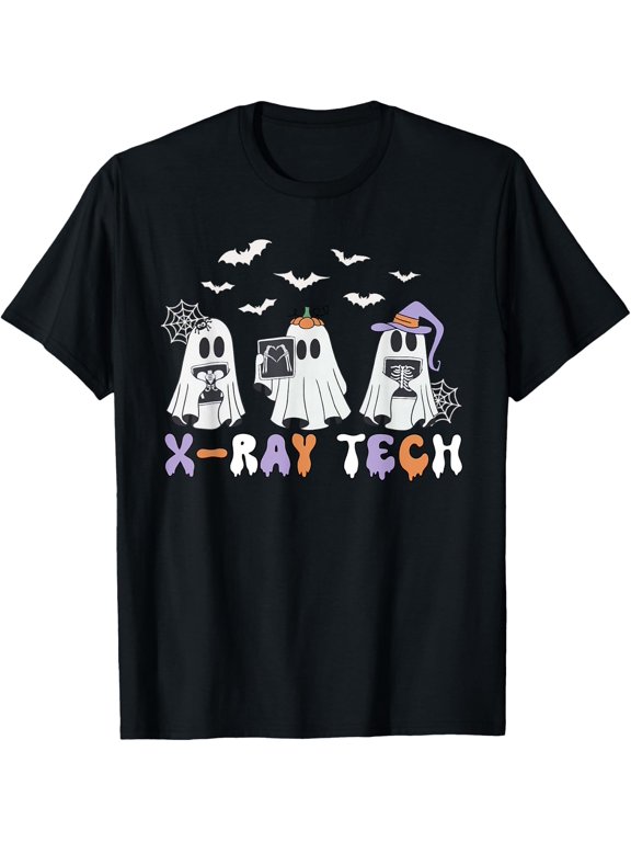 X Ray Tech Boo Sheet Ghost T Shirt Size S-5XL