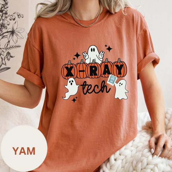 X-Ray Tech X-Ray Technician Squad Pumpkin T-Shirt