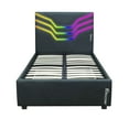 X Rocker Cosmos LED Gaming Bed, Twin, Child/Teen, Black/RGB