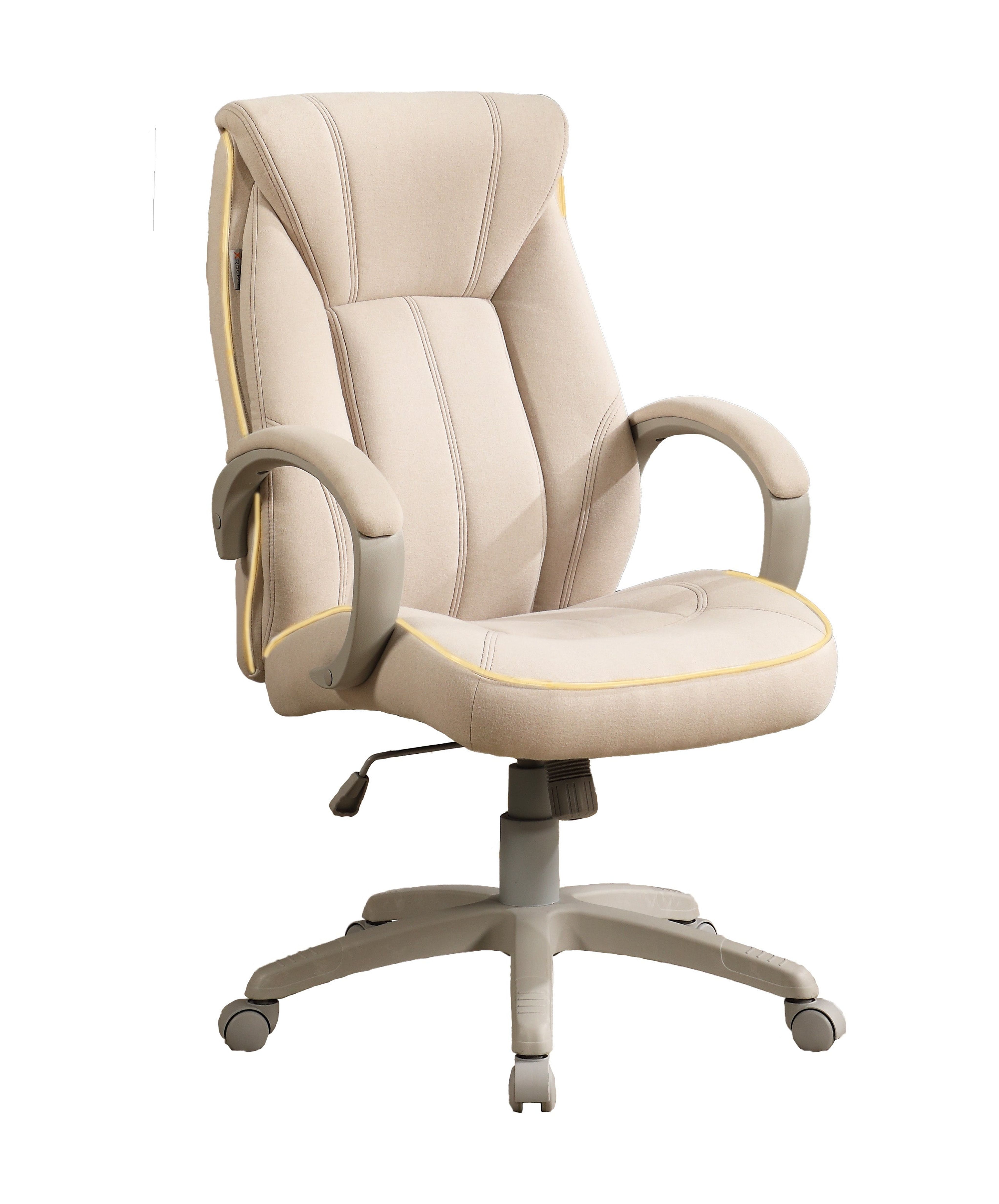 X Rocker Lucent PC Gaming Chair with LED Lighting, Cream