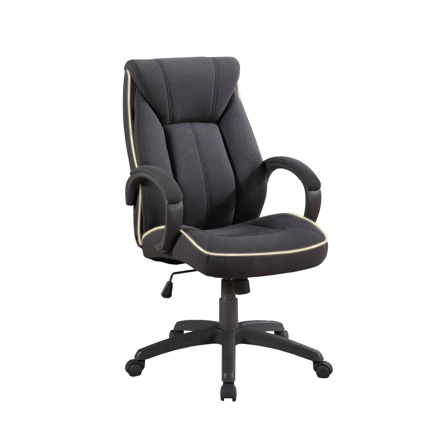X Rocker Lucent PC Gaming Chair with LED Lighting, Grey