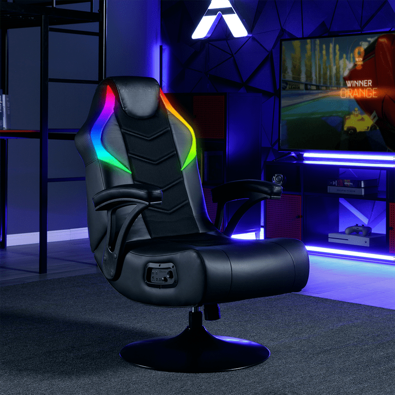 X Rocker Nemesis RGB Audio Gaming Chair, Bluetooth, Video