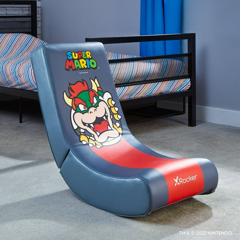 X Rocker Super Mario Spotlight Floor Rocker Gaming Chair Mario Nintendo