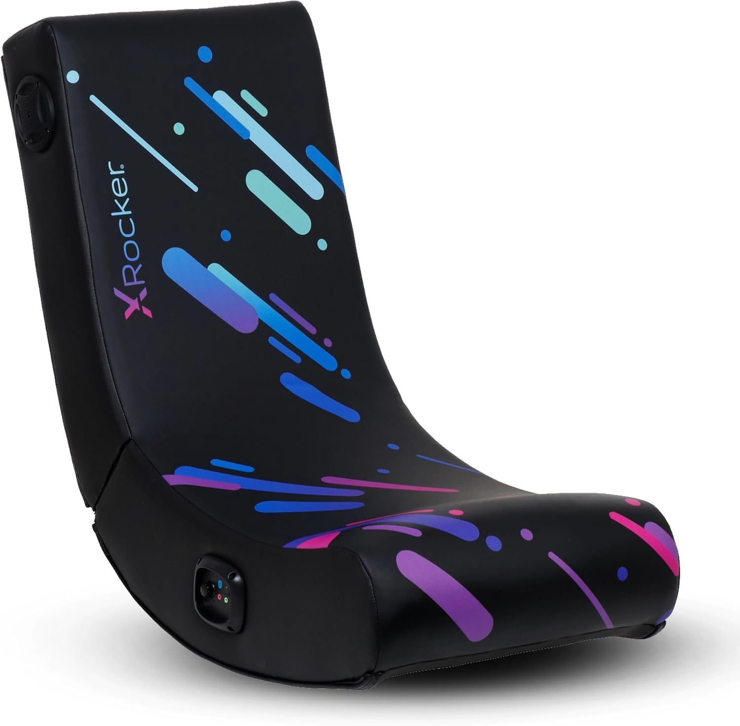 X Rocker Video Gaming Floor Rocker Chair, Built-in Audio Speakers ...