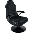X Rocker XPro 300 Black Pedestal Gaming Chair Rocker with Builtin