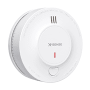 X Sense 10 Year Battery Smoke Detector, Photoelectric Sensor, ETL Listed, Battery Powered Smoke Alarm, SD2J0AX, 1 PACK