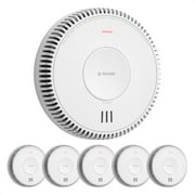 X-Sense Hardwired Combination Smoke and Carbon Monoxide Detector, Hardwired Interconnected Smoke and CO Detector Alarm with Replaceable Battery Backup, XP04, 6-Pack