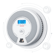 X-Sense Interconnected Smoke & Carbon Monoxide Alarm, 10-Year Battery Powered Detector, Links 24 Devices, 1 PACK, XP0H-WN