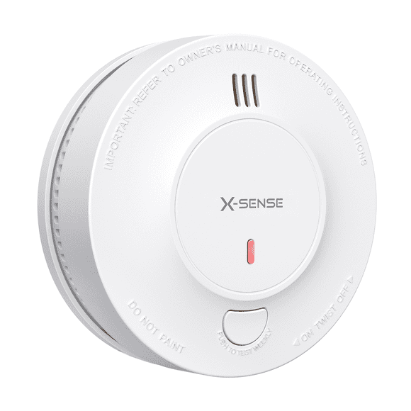X-Sense Smoke Alarm, 10-Year Battery Fire Alarm Smoke Detector with LED Indicator & Silence Button, SD2J0AX, 1-Pack