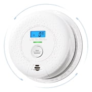 X-Sense Smoke and Carbon Monoxide Alarm Combo, 10 Year Battery, Wireless Interconnected Smoke Detector, Connects Up to 24 Link+ Alarms, 1 Pack, SC01-W