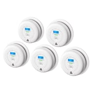 X-Sense Smoke and Carbon Monoxide Detector Combo, 10-Year Sensor with Digital Display, Standalone Alarm, Certified to Latest UL Standards, 5 PACK, SC01