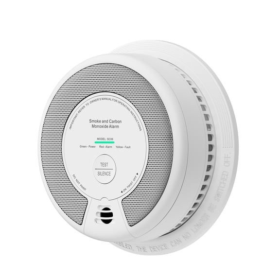 X-Sense Smoke and Carbon Monoxide Detector Combo, 10-Year Battery, Wireless Interconnected Alarm, UL Listed, SC06, 1-PACK