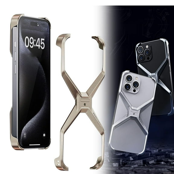 X Shape Anti-Fall Bare Phone Case,X Shape Anti-Fall Bare Phone Case, for 15/14/13 Pro Max