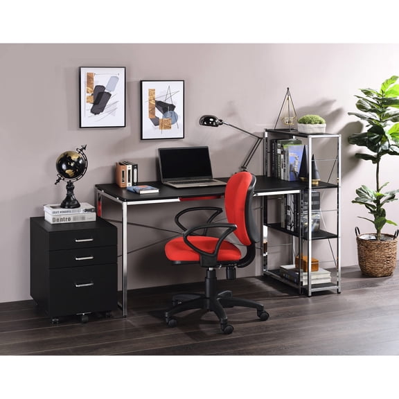 X - Shape Cross Bar Feature - Sturdy Rectangular Writing Desk for Long - Term Use