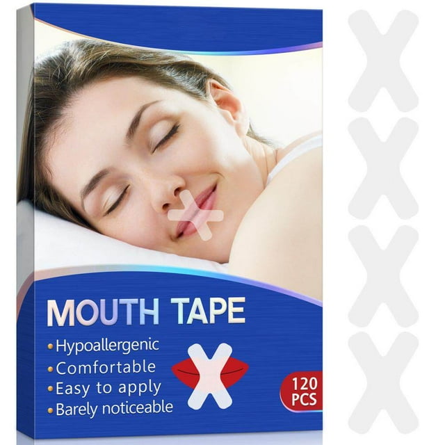 X Shaped Mouth Tape for Sleeping to Reduce Snoring and Sleep Talk Anti