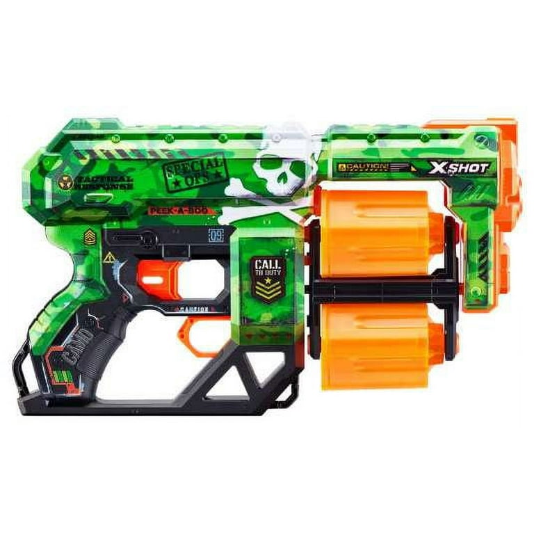 【即日発送】LASTARTS CAMO SPEED 25.5-26.0cm ZURU X-Shot Skins Dread Camo Blaster, 12-Dart Capacity, Dual
