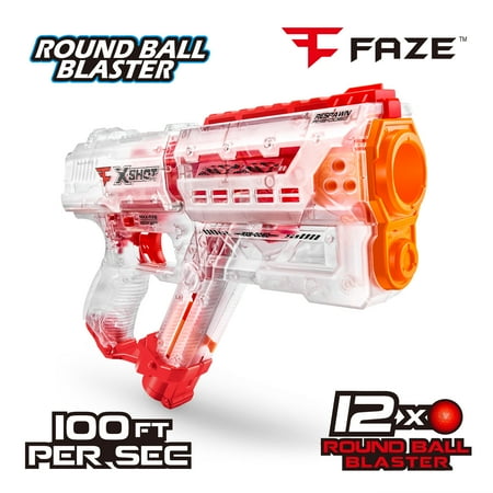 X-Shot FaZe Respawn Round Blaster (12 Rounds) for Ages 3-99 by ZURU