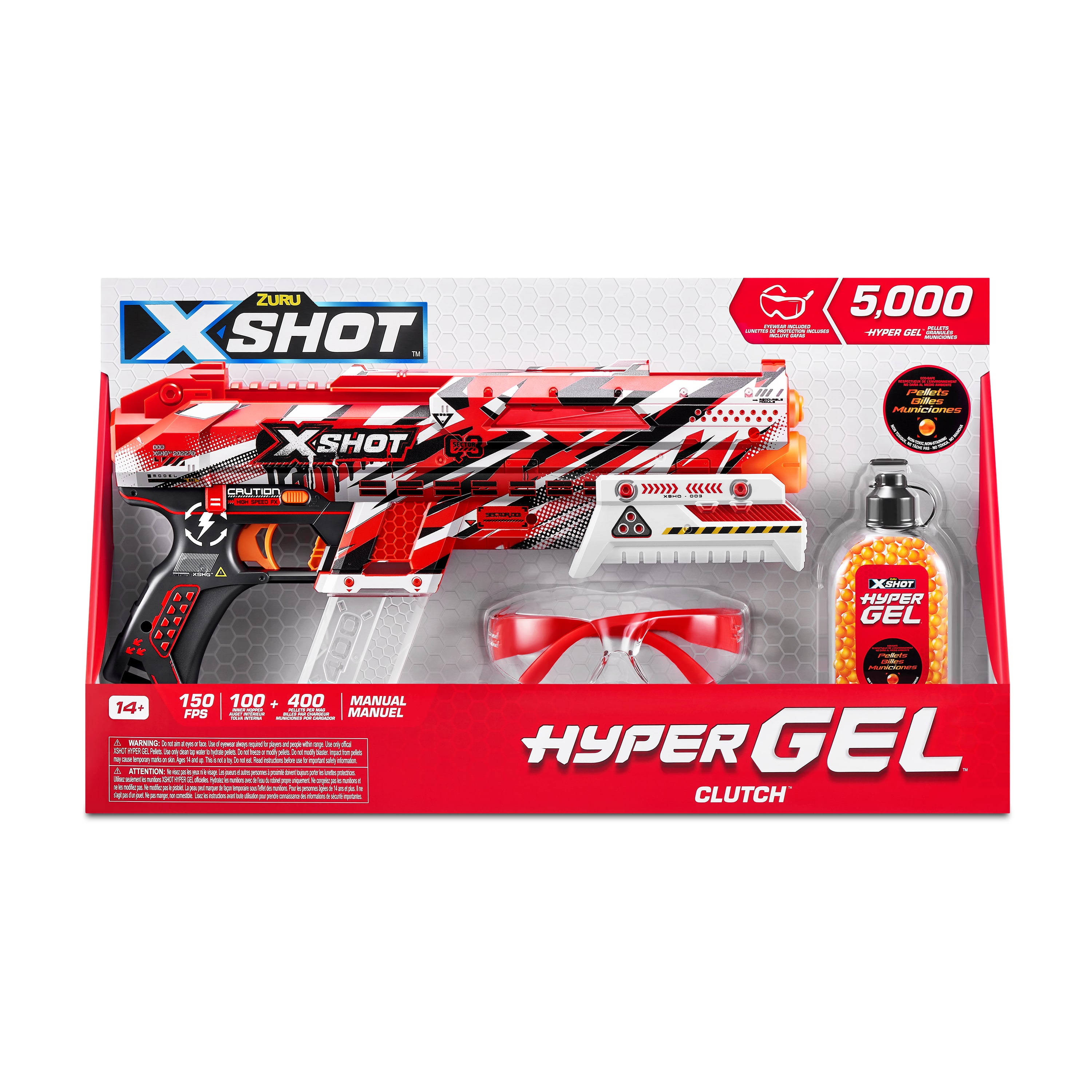 X-Shot Hyper Gel Medium Blaster (3 Clips, 20000 Pellets