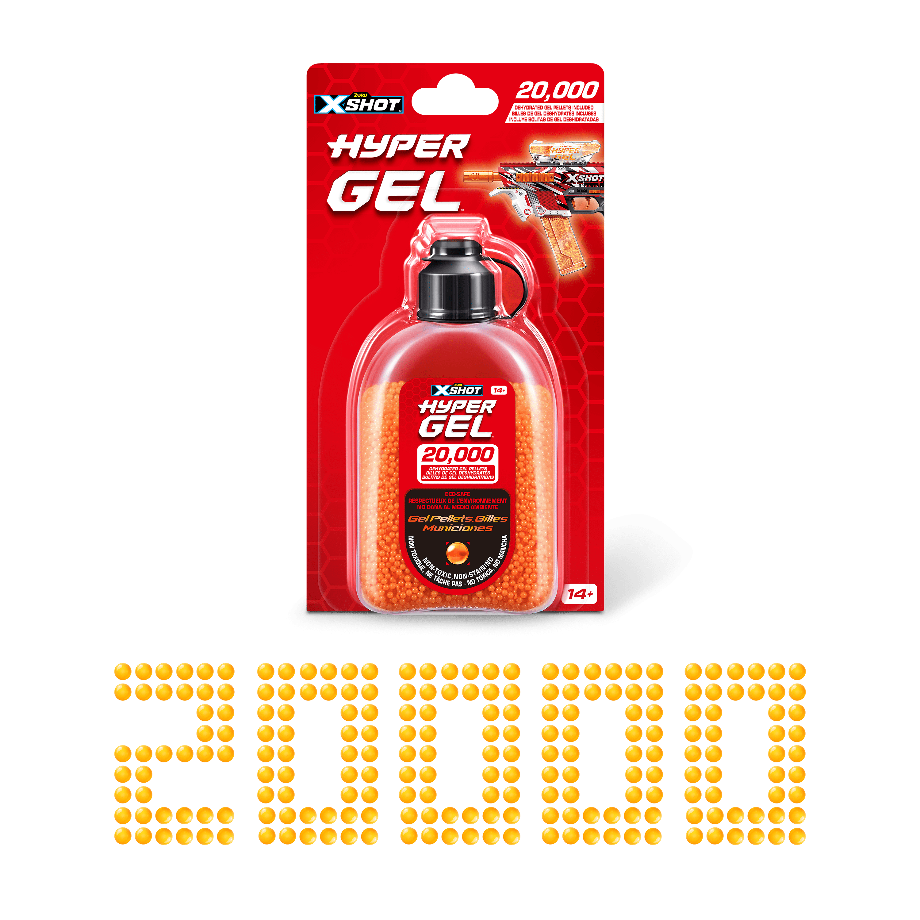 XShot Hyper Gel HPG-700 Blaster Semi & Fully Automatic 20,000 Hyper Gel  Pellets