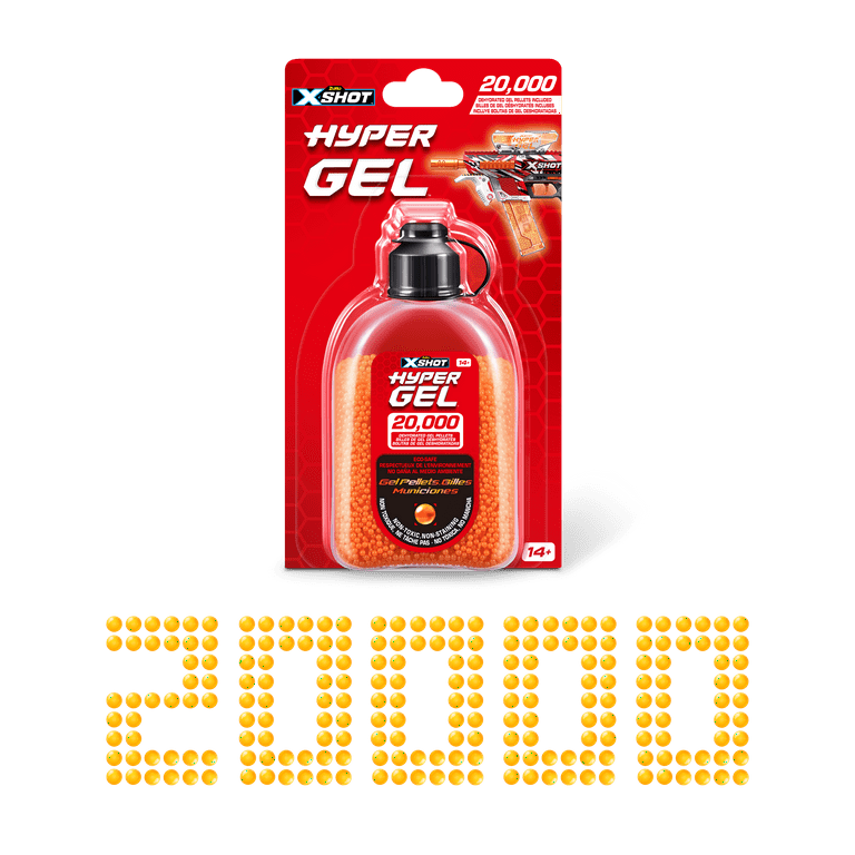 X-Shot Hyper Gel Pellet Refill Pack (20,000 Hyper Gel Pellets) for Ages  8-99 