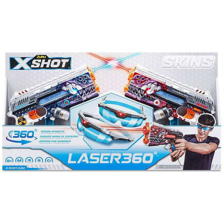 エックスショットレザー360° X-Shot Skins Laser 360 Laser Tag 2-Pack - Walmart.com
