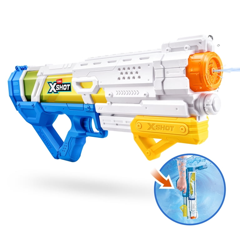 ZURU X-Shot Fast-Fill Epic Water Blaster, Orange, Refills in 1