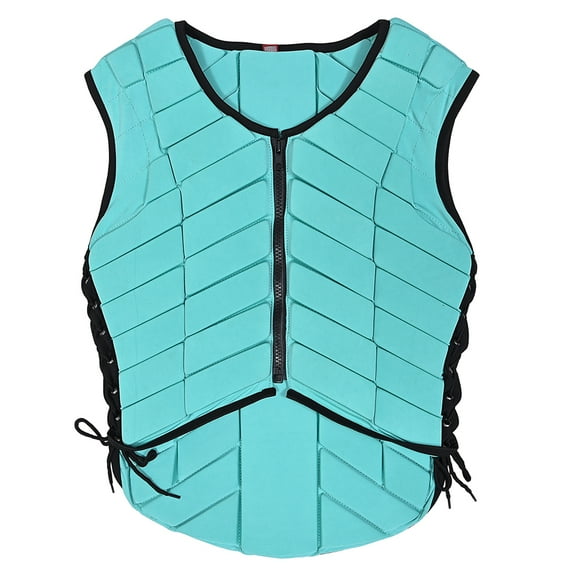 X-Sml Hilason Adult Safety Equestrian Eventing Protective Vest Turquoise