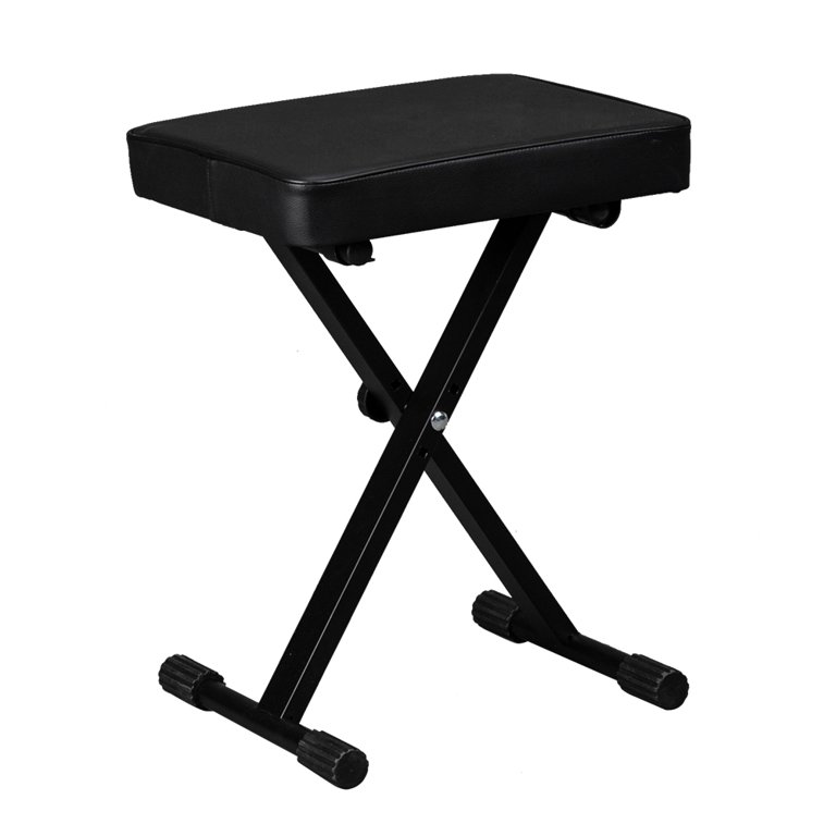 X-Style Keyboard Bench, Folding X-Style Piano Stool Chair