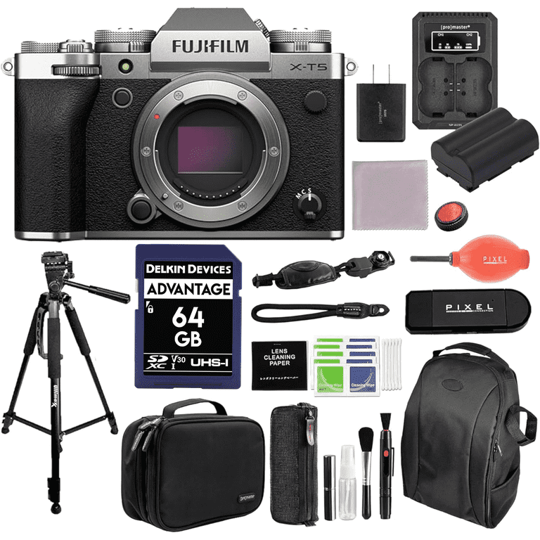 Fujifilm X-T5 Digital Mirrorless Camera (Silver) with Extra