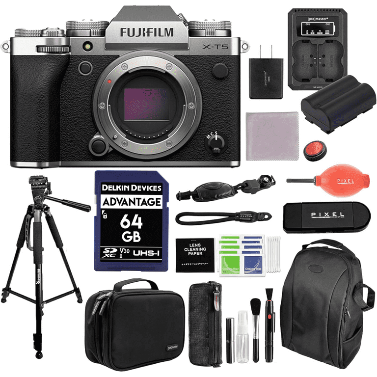 Fujifilm X-T5 Digital Mirrorless Camera (Silver) with Extra