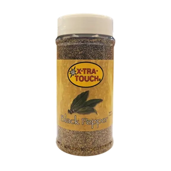 X-TRA TOUCH Black Ground Pepper, 8 oz. (08806)