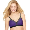 thumbnail image 1 of X-Temp Women`s Wirefree Bra, G506, 2X, Rich Purple/Black Combo, 1 of 1