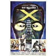 X, The Man With The X-Ray Eyes -1963 Poster Print by Hollywood Photo Archive Hollywood Photo Archive (18 x 24)