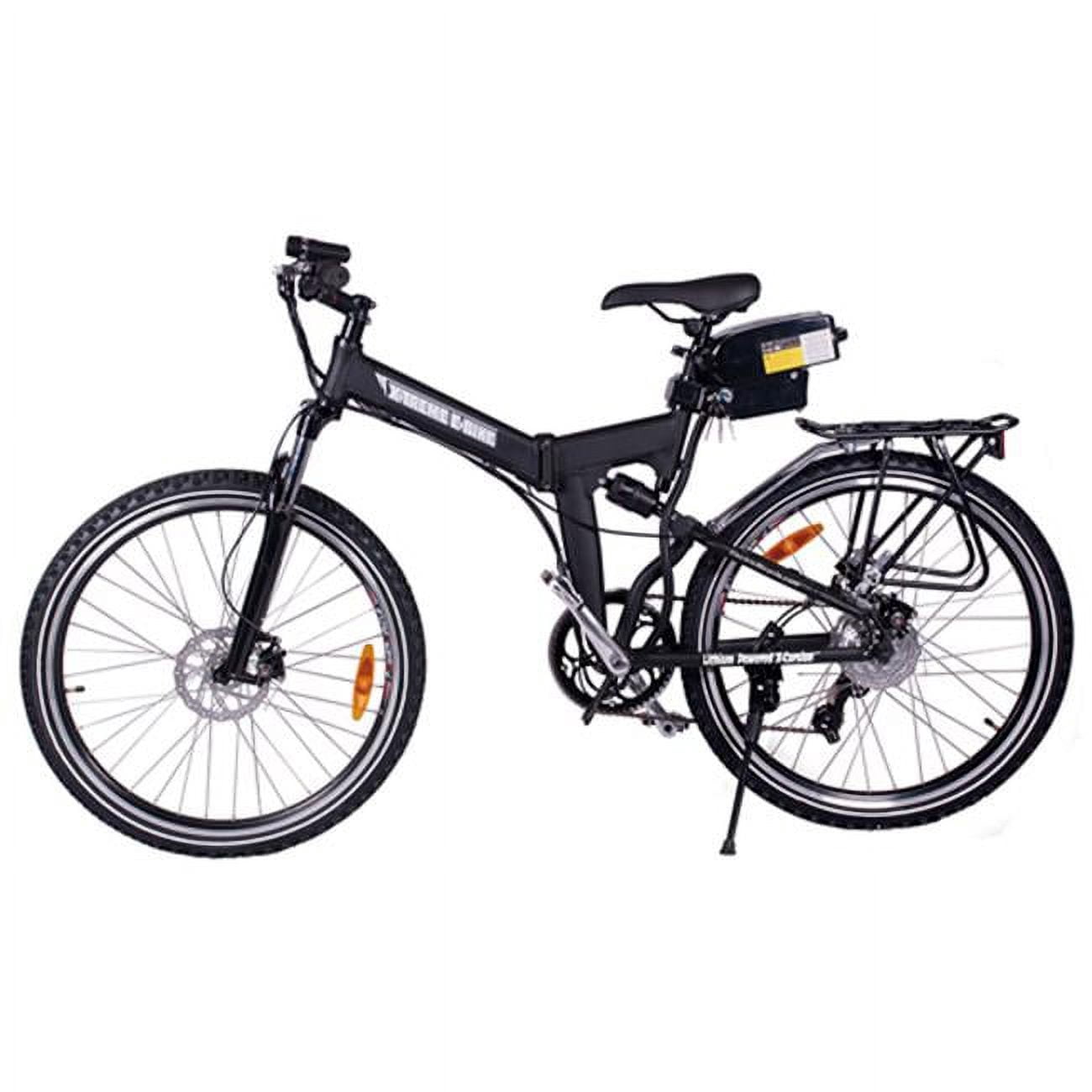 x treme scooters electric bicycle X-Treme Scooters X-CURSION Folding Electric Mountain E-Bike Bicycle, Black