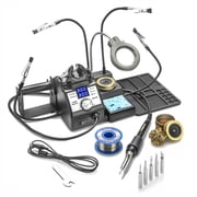 X-Tronic 3060-PRO 75 W Soldering Iron Station   Adjust Sleep & Temp Presets, C /F , 5 Extra Tips & More