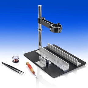 X-Tronic 2010-XTS Magnetic Hands-Free Soldering Cicuit Board Holder with Telescopic Hot Air Gun Bracket