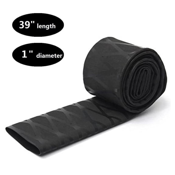 X-Tube Heat Shrink Tube, Antiskid Waterproof Insulating Durable, 39" Length, 1" Diameter, Black