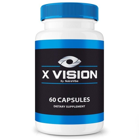 X Vision Capsules - Official Formula Tablets For Overall Eye Health, XVision Optics Night Vision, All Natural Supplement To Protect Eyesight, Optical Vitamins Support Reviews (60 Capsules)