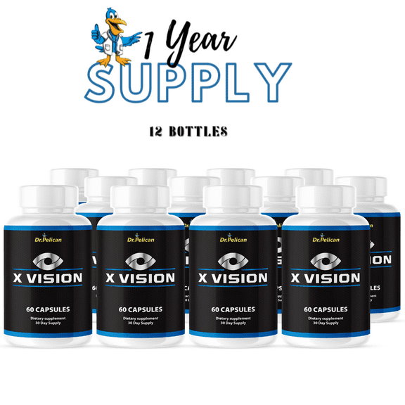 X Vision- Eye Support- 12 Bottles- 720 Capsules