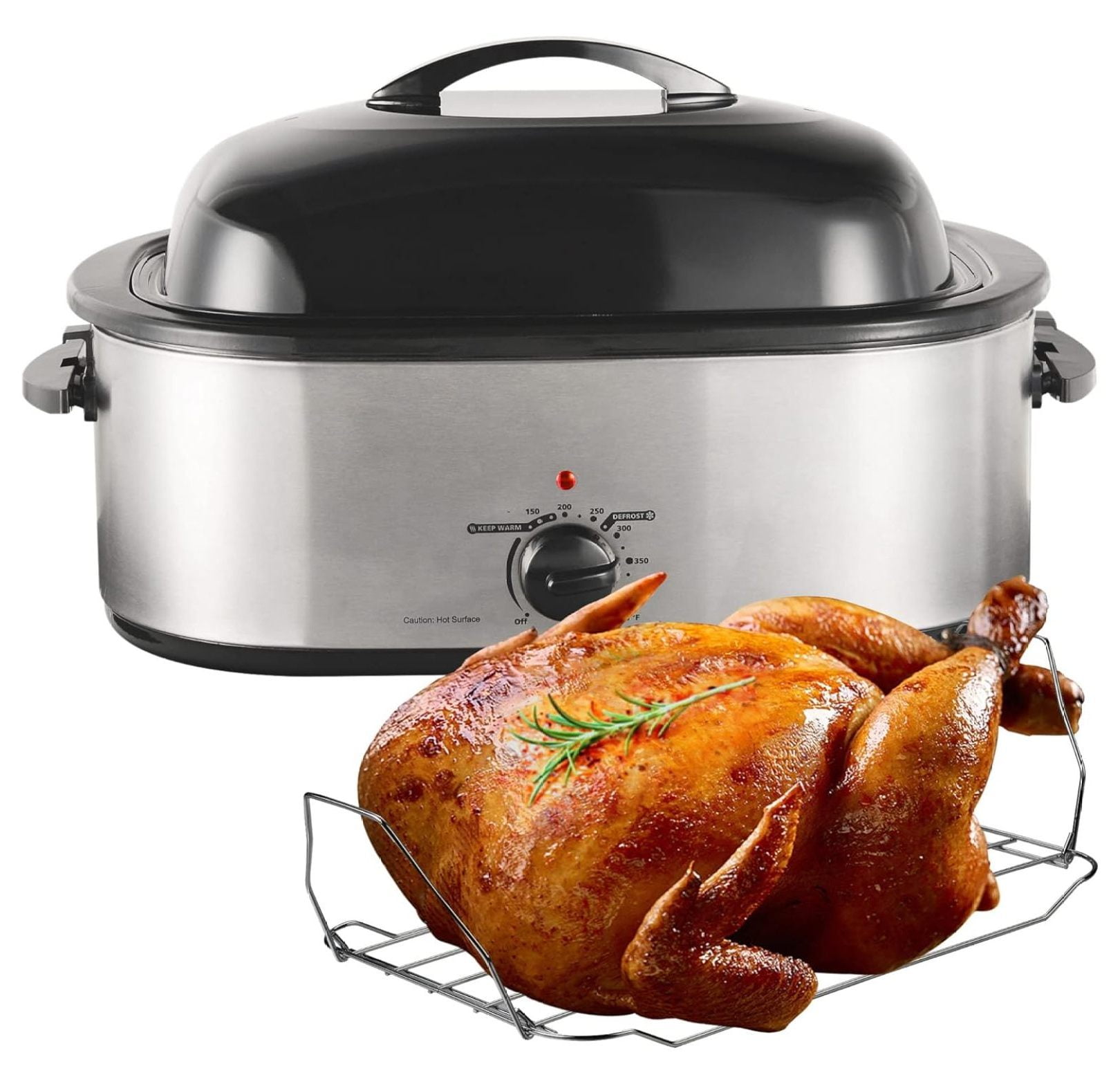 X WINDAZE 18 Quart Roaster Oven, Turkey Roaster Oven Electric Fits