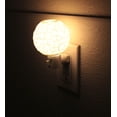 thumbnail image 1 of X White Ceramic Plug-in Night Light Home Decor, 1 of 2