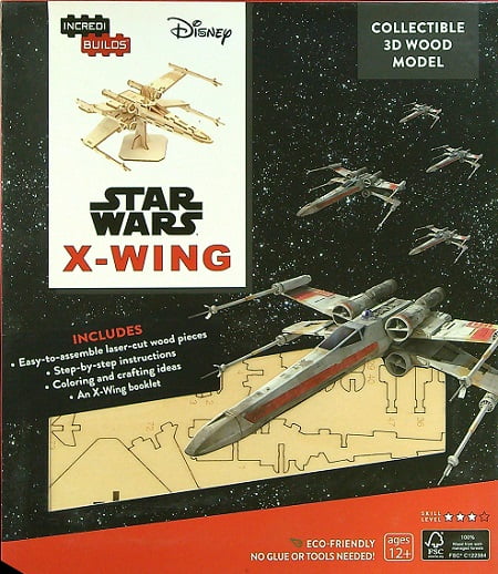 Incredibuilds: Star Wars: X-Wing 3D Wood Model (Paperback) by Michael Kogge