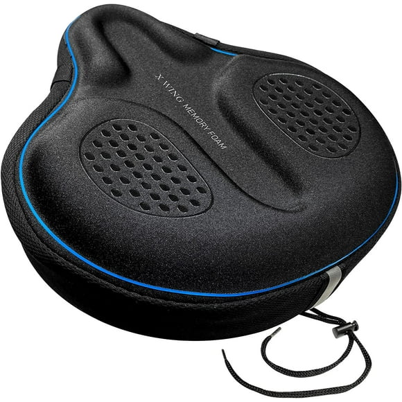 X Wing Ultra-Soft Non-Slip Wide Gel Bicycle Saddle Cover (Unisex)